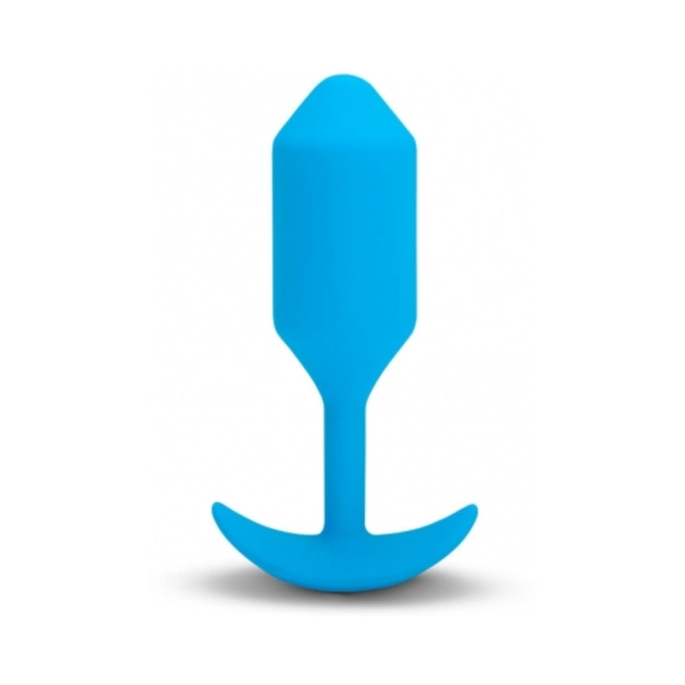 B-Vibe Vibrating Snug Plug - Blue Large