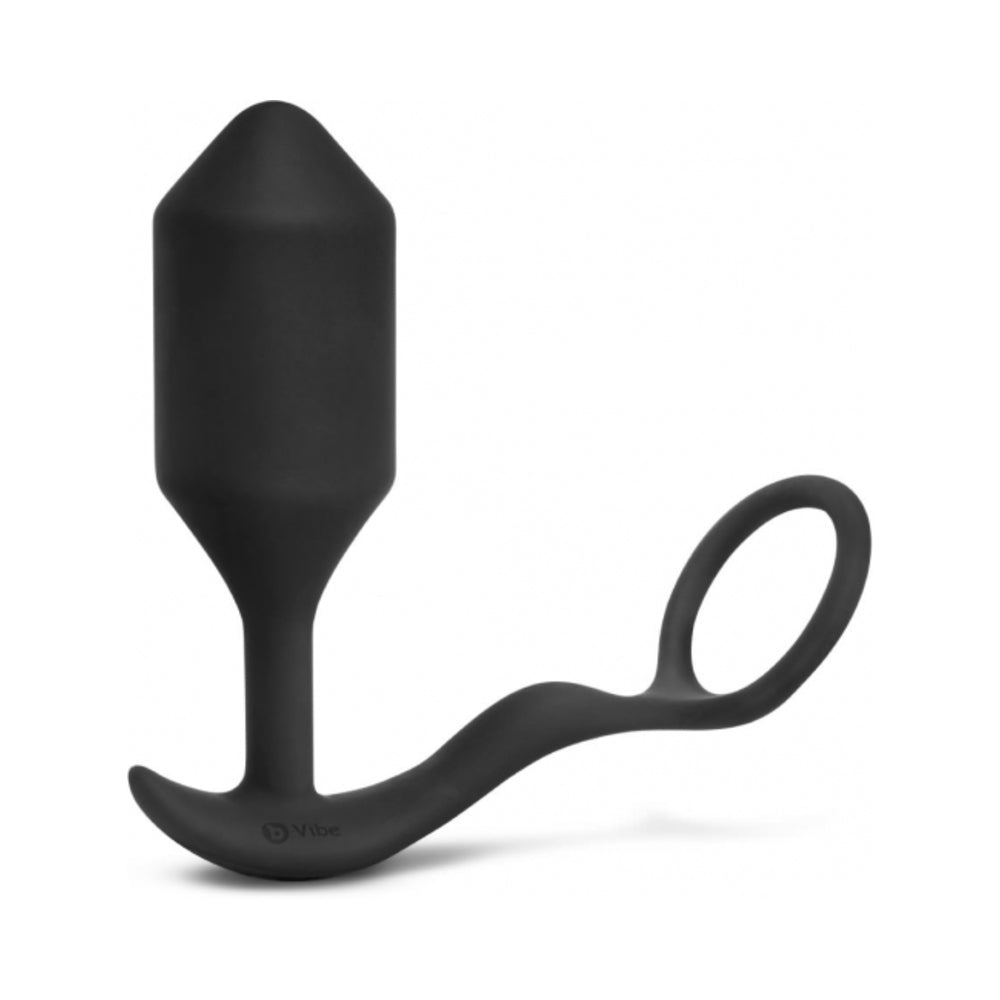 B-Vibe Vibrating Snug & Tug Xl - Black