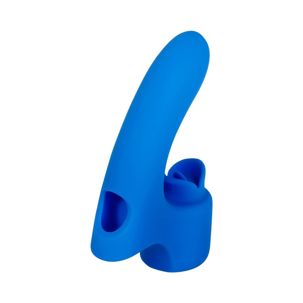 Gender X Flick It Finger Vibrator Blue