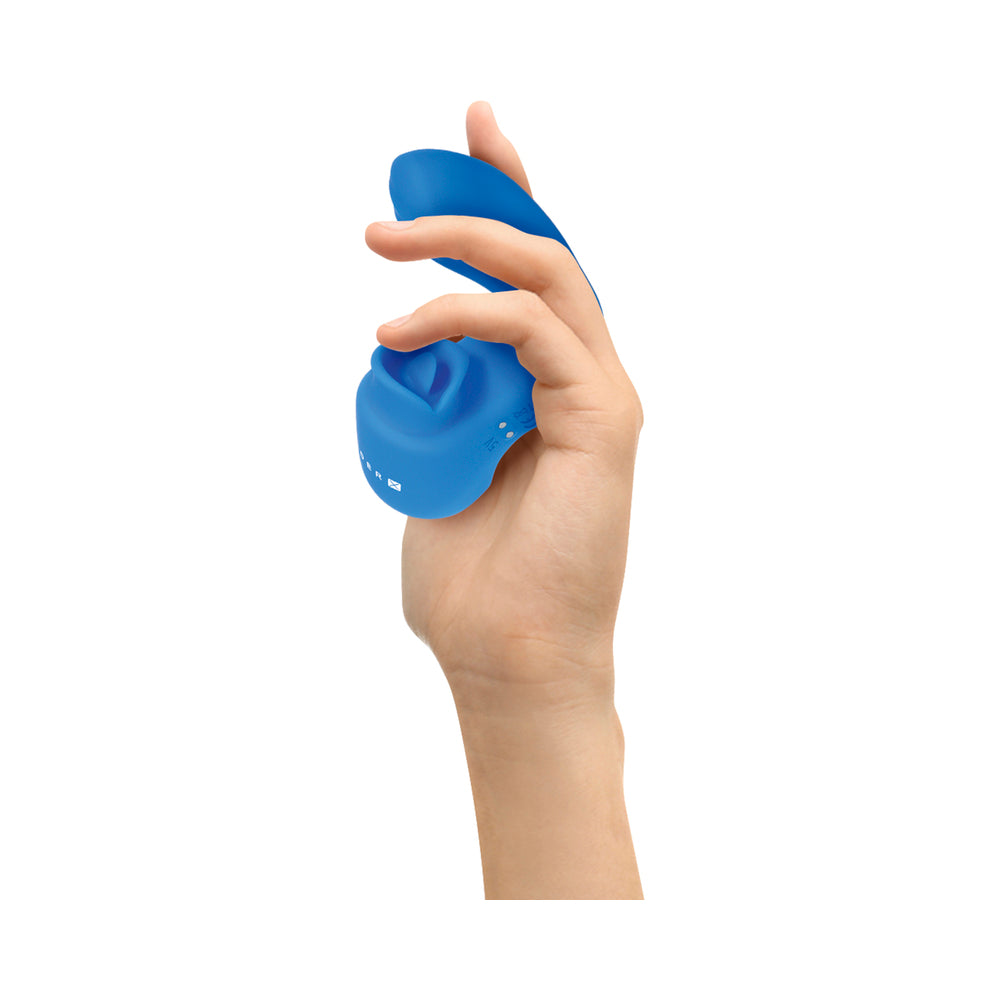 Gender X Flick It Finger Vibrator Blue