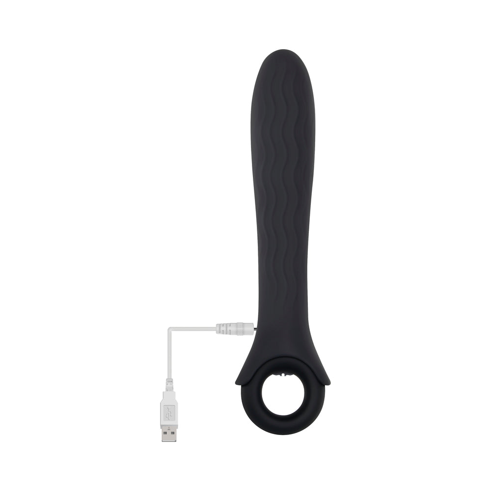 Gender X Powerhouse Ring-Handle Vibrator Black