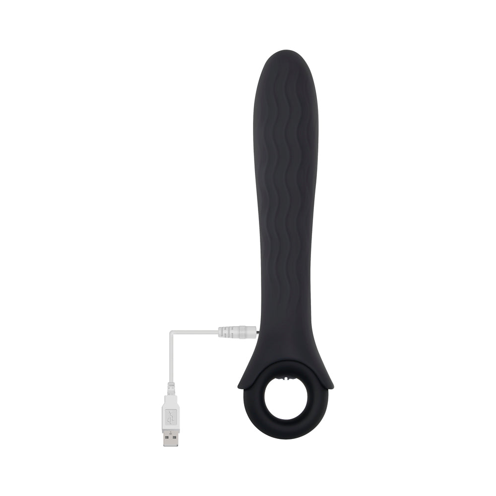 Gender X Powerhouse Ring-handle Vibrator Black