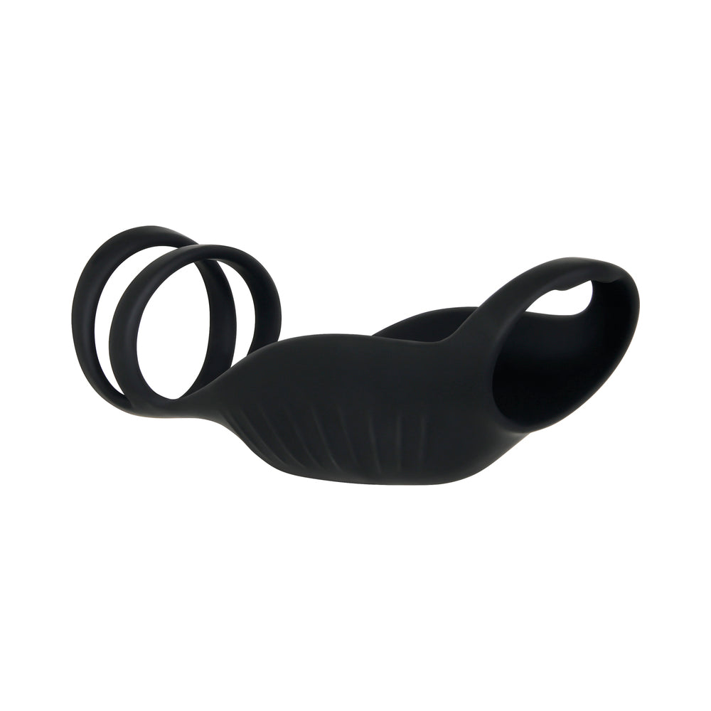 Gender X Rocketeer Vibrating Penis Sheath Black