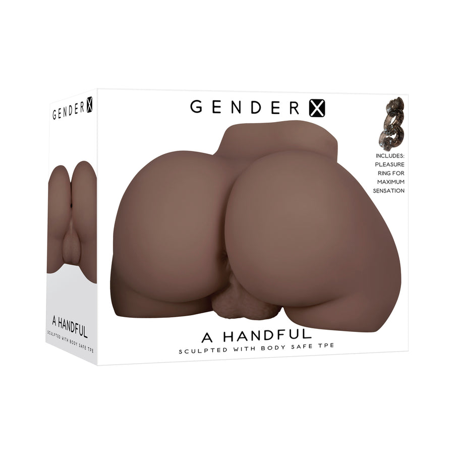 Gender X A Handful Stroker Dark 6 Lbs