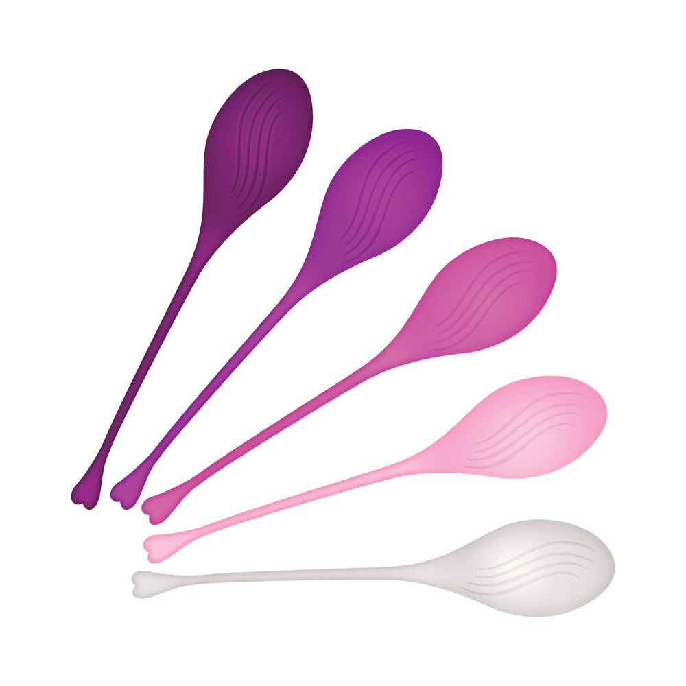 Evolved Tight & Delight 5 Pc Weighted Kegel Ball Set - Assorted Colors