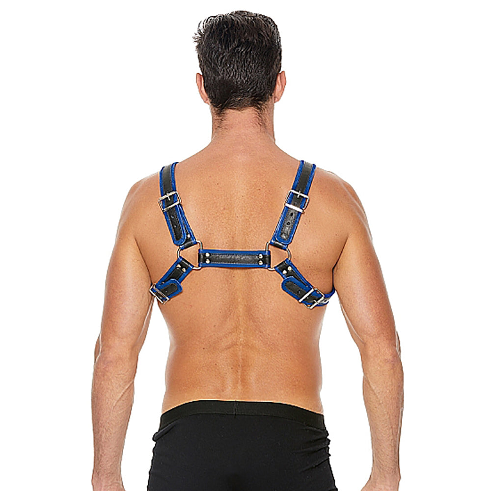 Ouch Harness Men Bull Blue S/M