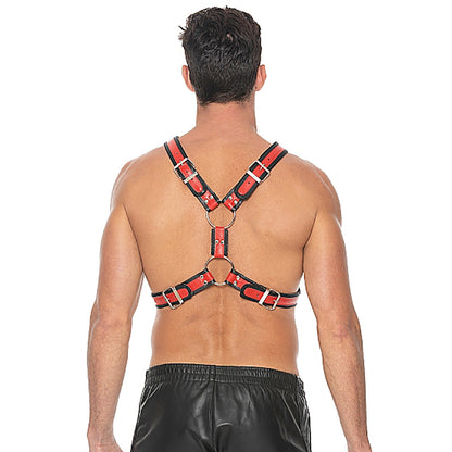 Ouch Harness Men Scott Red S/M