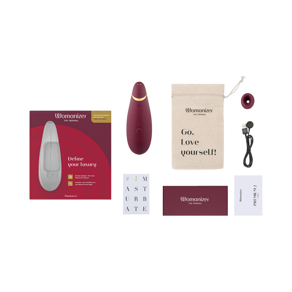 Womanizer Premium 2 Bordeaux