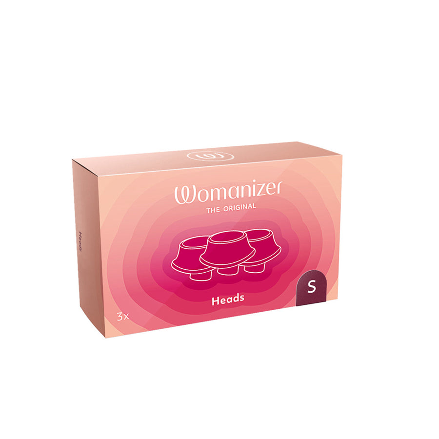 Womanizer Premium &amp; Classic Heads Bordeaux Small Pack Of 3