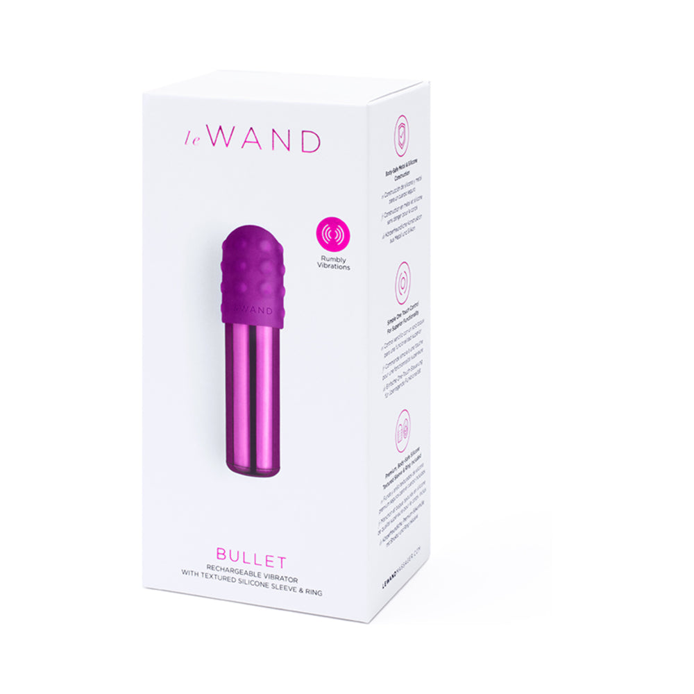 Le Wand Chrome Rechargeable Bullet Vibrator Cherry