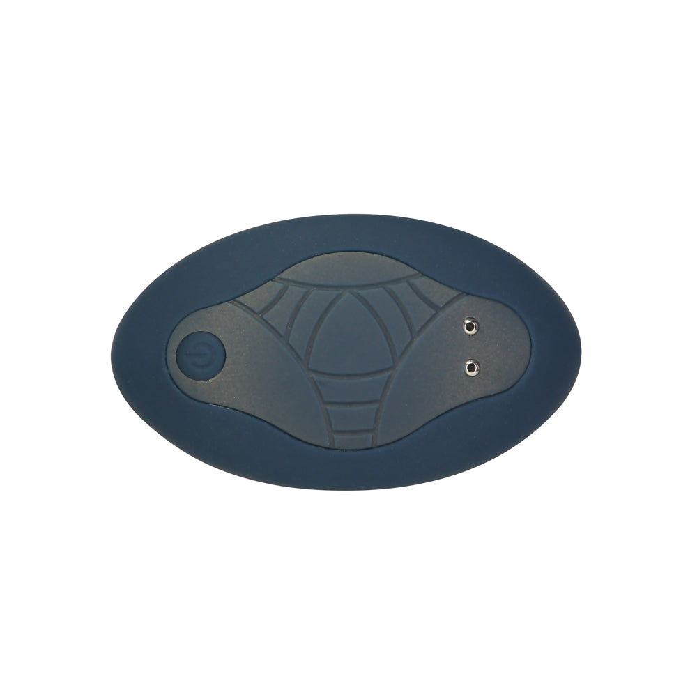 Lux Active Throb 4.5 In. Anal Pulsating Silicone Massager Black