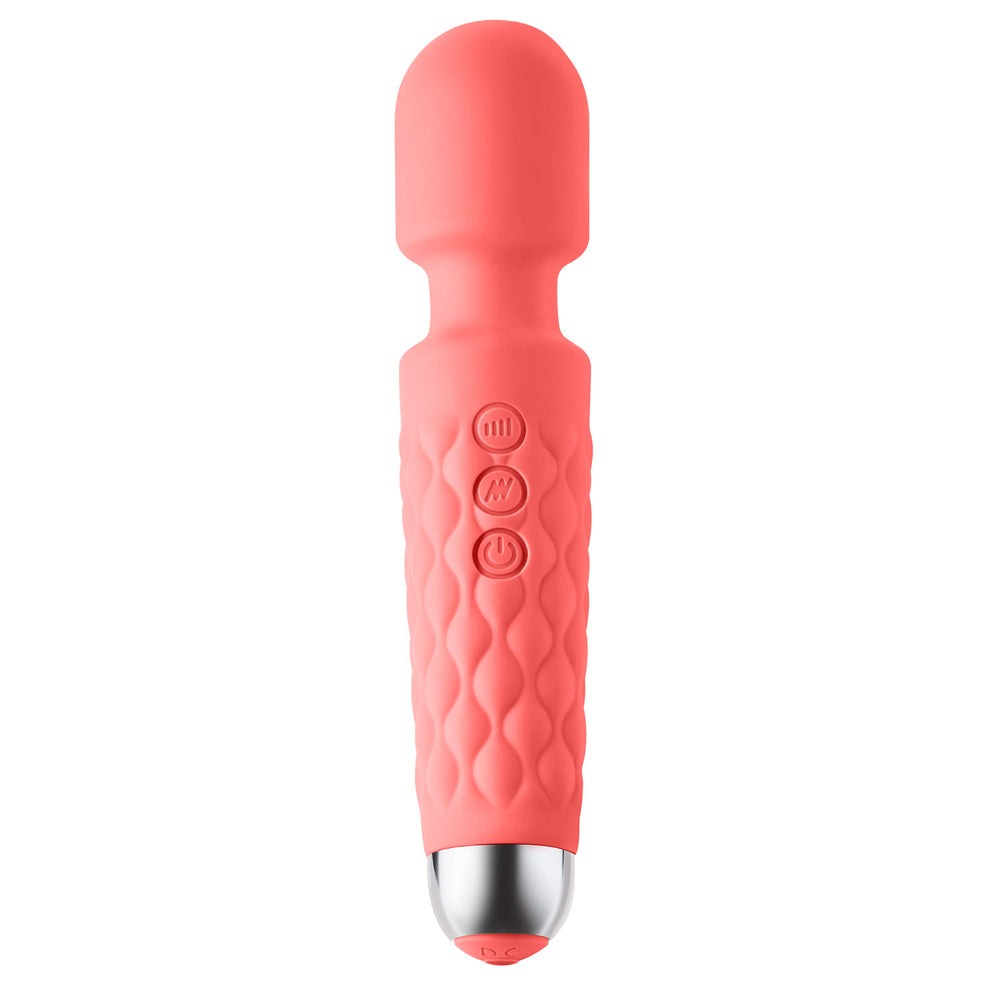 Luv Lab Lw96 Large Wand Silicone Coral