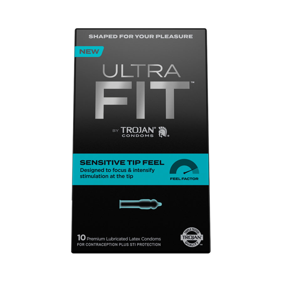Trojan Ultrafit Sensitive Tip Feel 10 Ct.