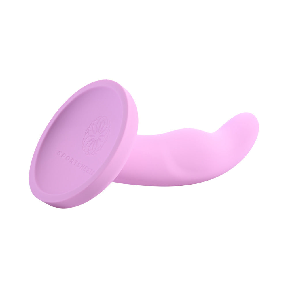 Merge Lazre 6 In. Suction Cup G-Spot Dildo Pink