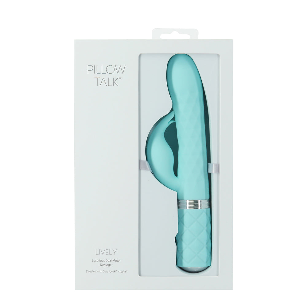 Pillow Talk Lively Dual Stimulator Teal