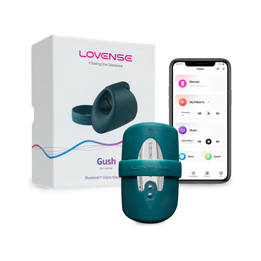 Lovense Gush App-compatible Handsfree Masturbator Teal