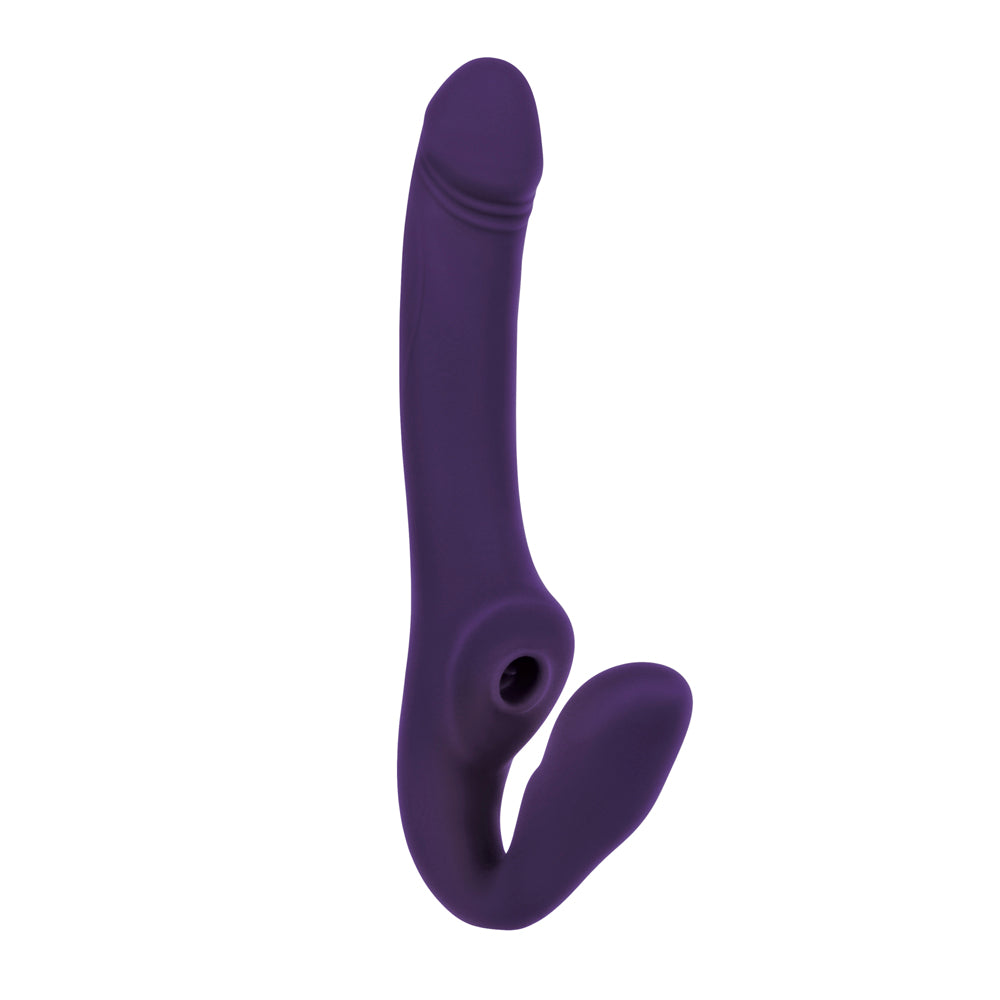 Evolved 2 Become 1 Strapless Strap On - Purple