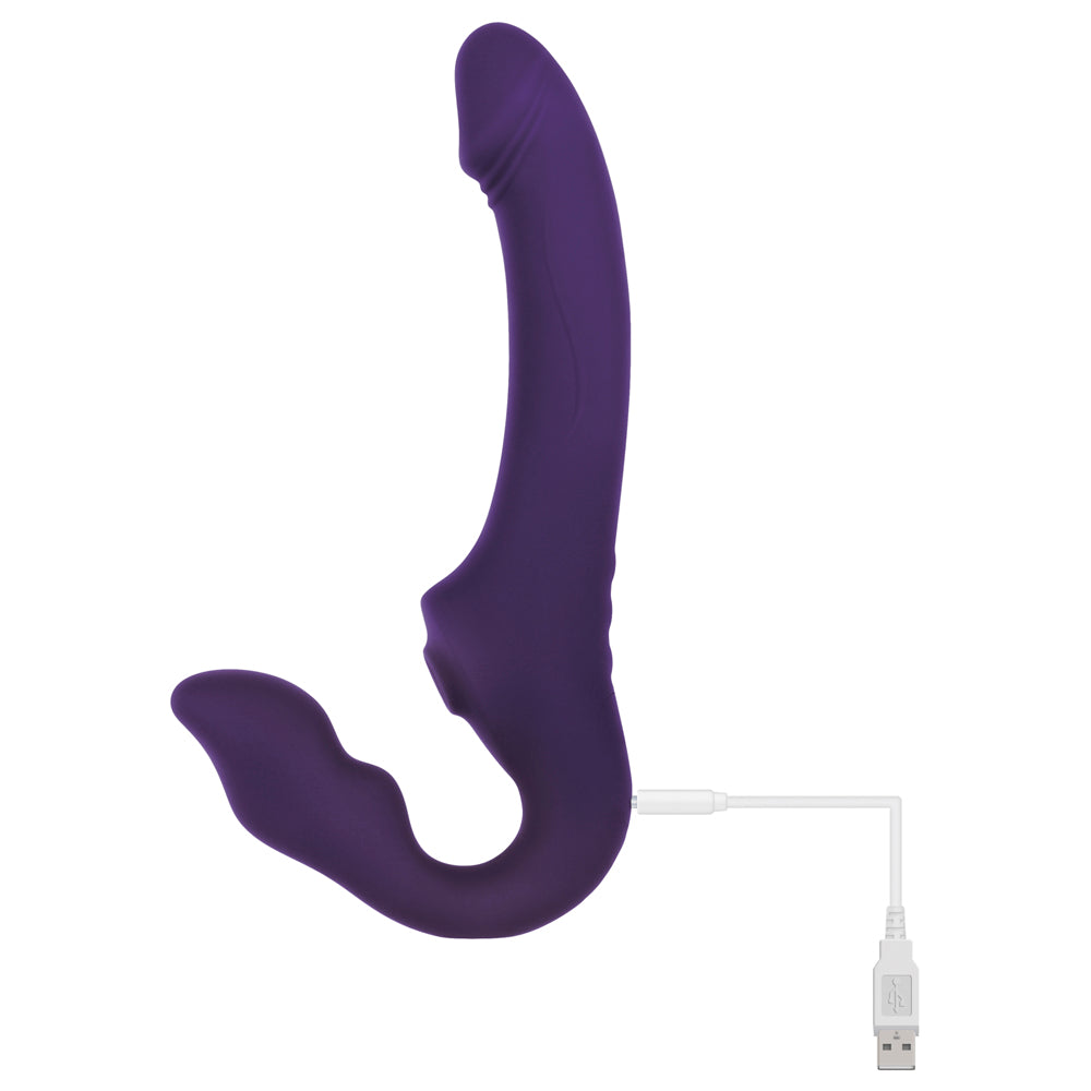 Evolved 2 Become 1 Strapless Strap On - Purple