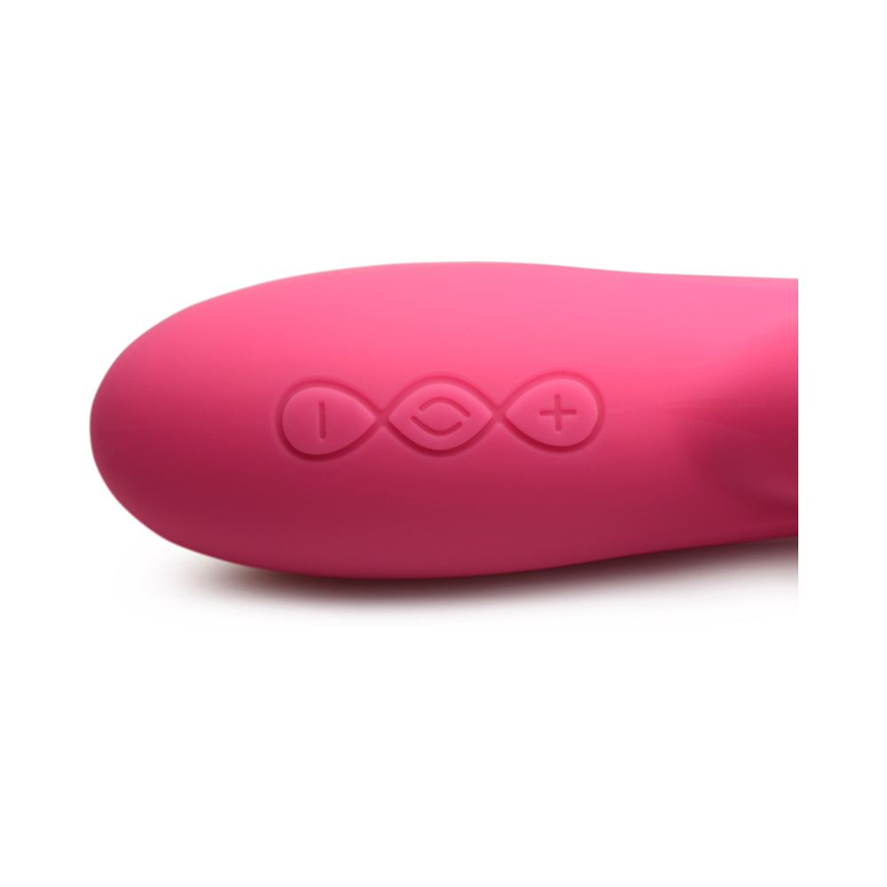 Power Bunny Huggers Rabbit Vibe Silicone Rechargeable Red