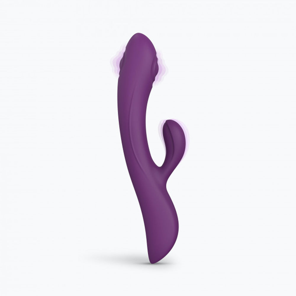 Bunny & Clyde Dual Stimulator Purple Rain