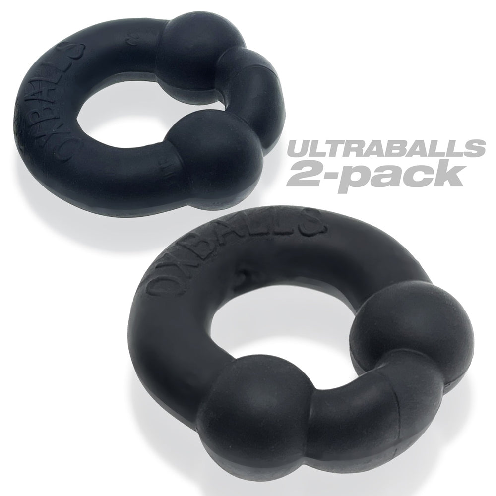 Oxballs Ultraballs 2-Pack Cockring Plus+Silicone Special Edition Night