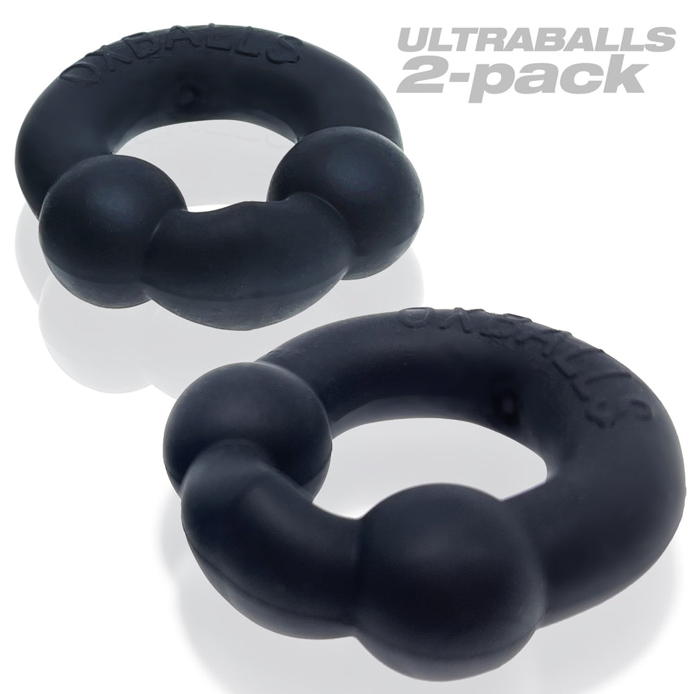 Oxballs Ultraballs 2-Pack Cockring Plus+Silicone Special Edition Night