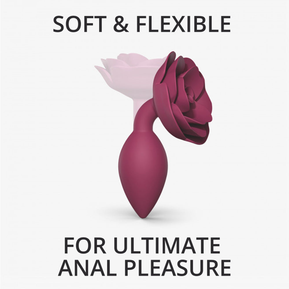 Love To Love Open Roses Anal Plug Medium Plum Star