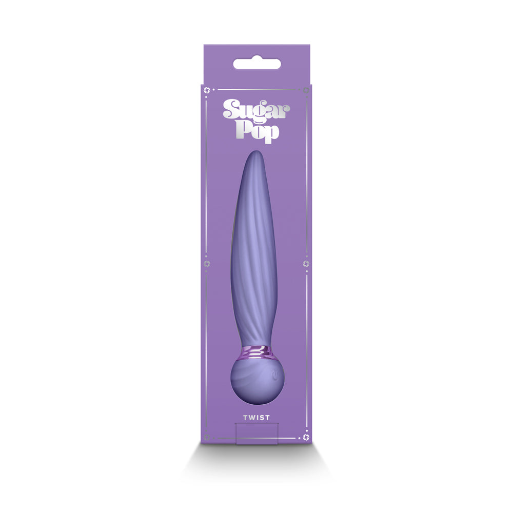 Sugar Pop Twist Gyrating Vibrator Purple