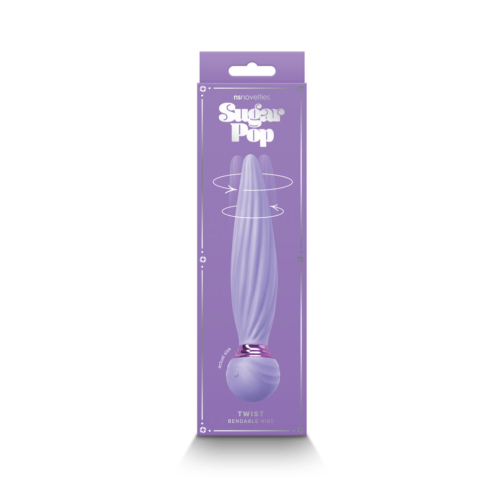 Sugar Pop Twist Gyrating Vibrator Purple