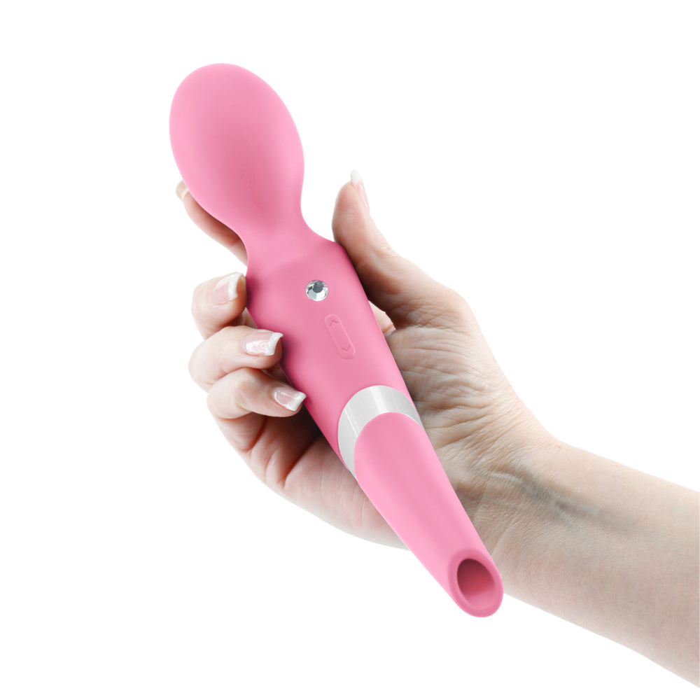 Sugar Pop Aurora Air Pulse And Wand Massager Pink