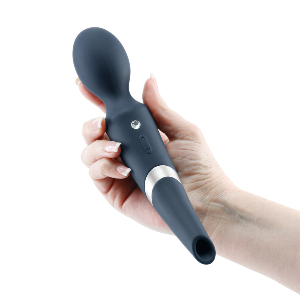 Sugar Pop Aurora Air Pulse And Wand Massager Blue