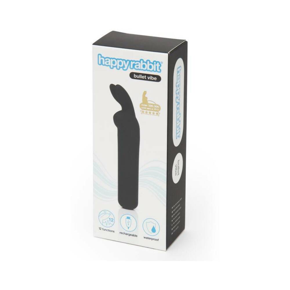 Happy Rabbit Rechargeable Bullet Black