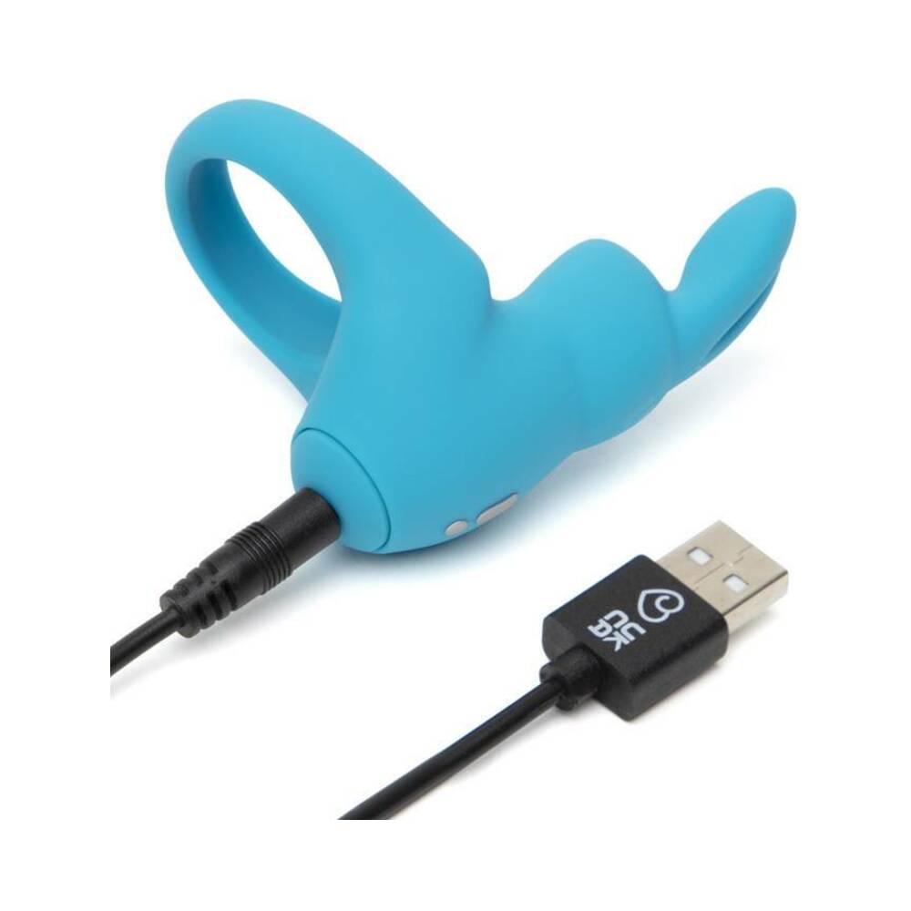 Happy Rabbit Rechargeable Cock Ring Blue