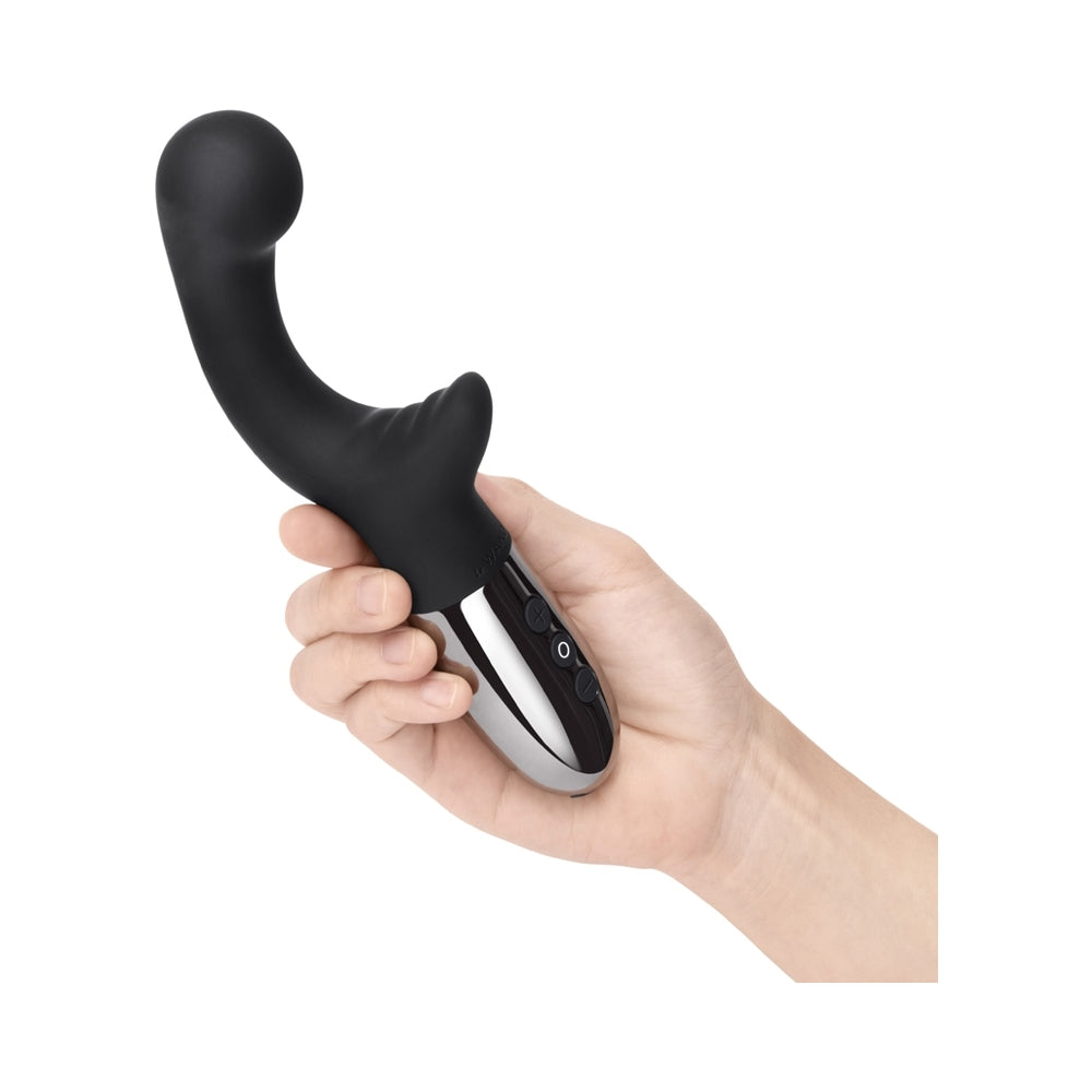Le Wand Xo Double-Motor Wave Rechargeable Vibrator Black