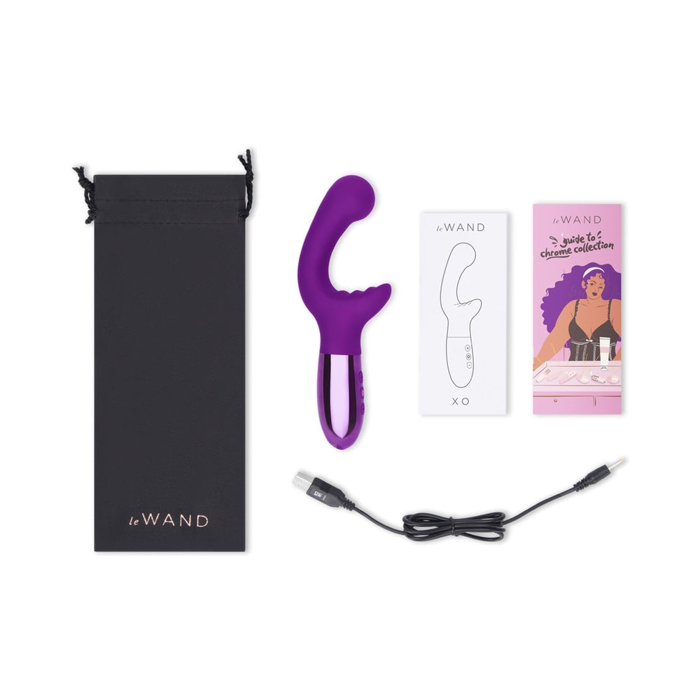 Le Wand Xo Double-Motor Wave Rechargeable Vibrator Cherry