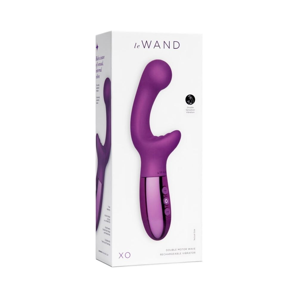 Le Wand Xo Double-Motor Wave Rechargeable Vibrator Cherry