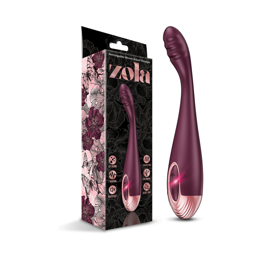 Zola Rechargeable Silicone Warming G-spot Massager