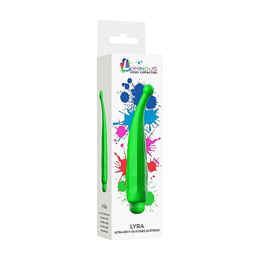 Luminous Lyra Abs Bullet With Silicone Sleeve 10 Speeds Green