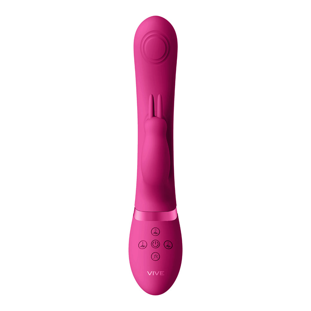 Vive May Dual Pulse-Wave & Vibrating C-Spot & G-Spot Rabbit Pink