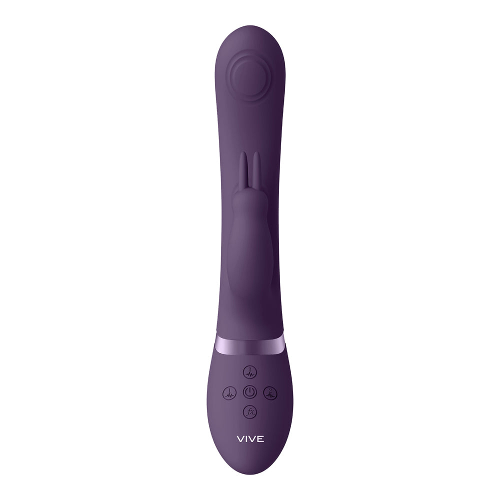 Vive May Dual Pulse-Wave & Vibrating C-Spot & G-Spot Rabbit Purple