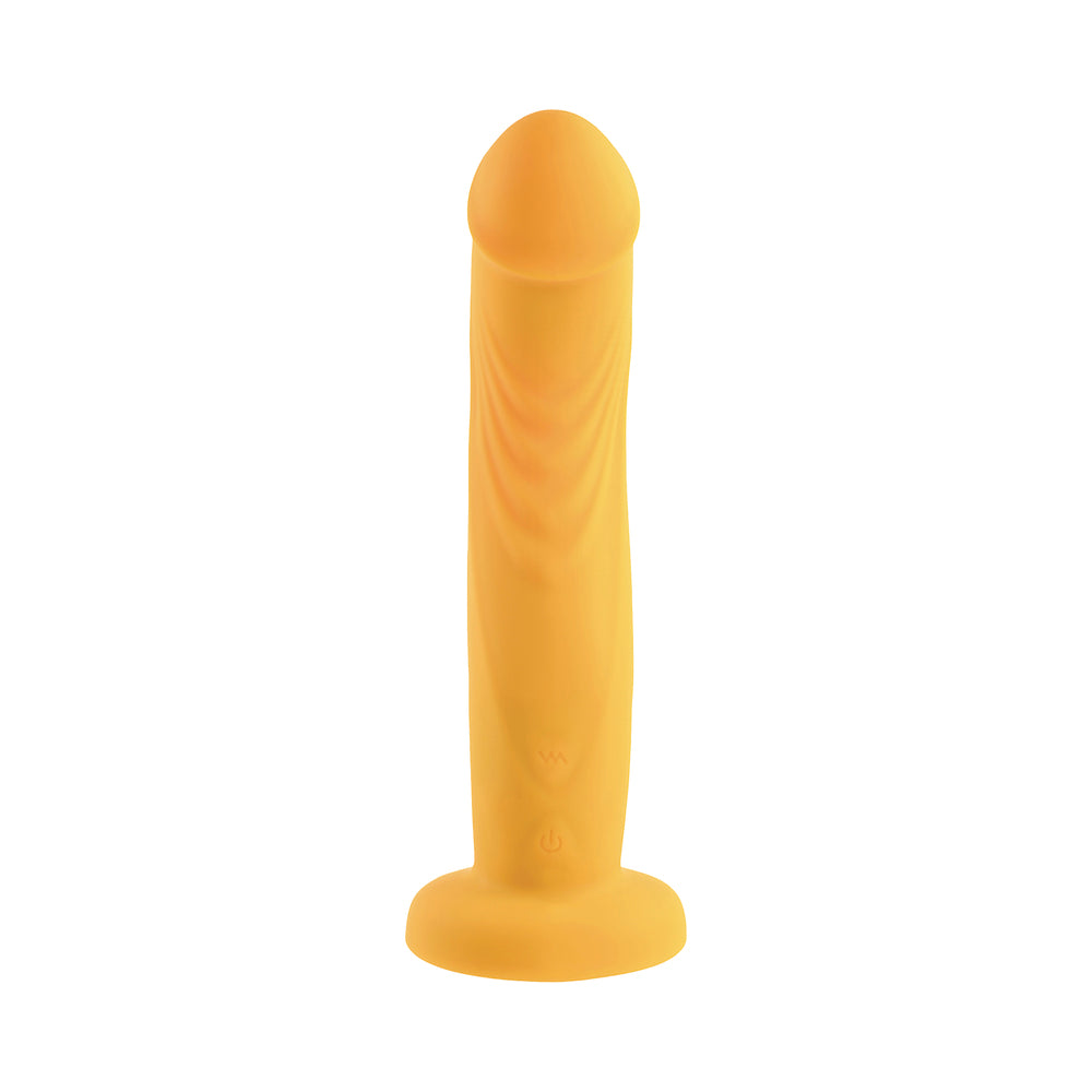Gender X Sweet Embrace Vibrator And Strap-On Harness Yellow