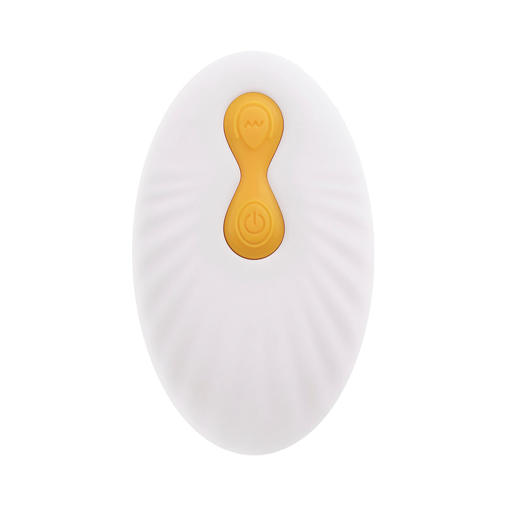 Gender X Sweet Embrace Vibrator And Strap-On Harness Yellow