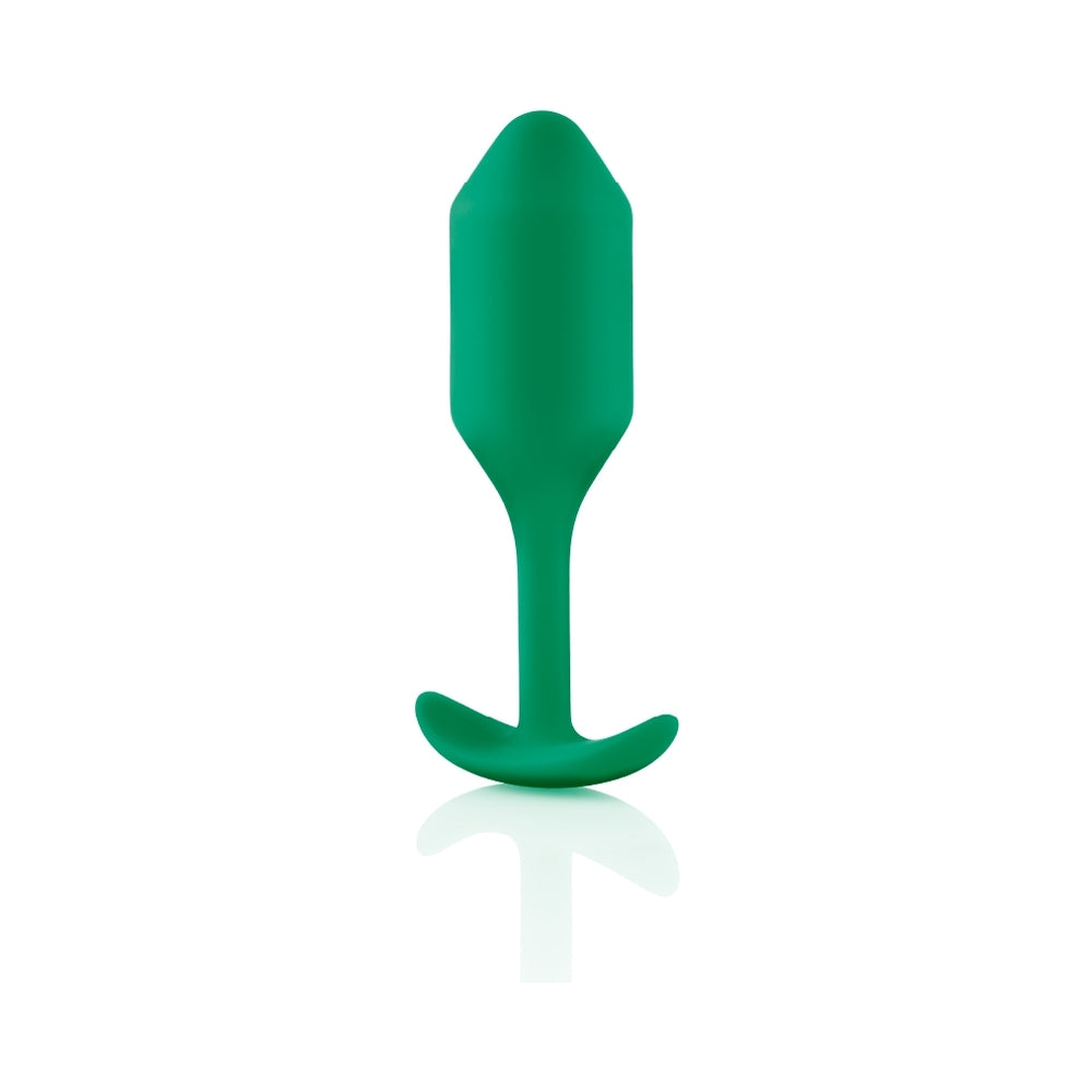 B-Vibe Weighted Snug Plug 2 - 114 G Green