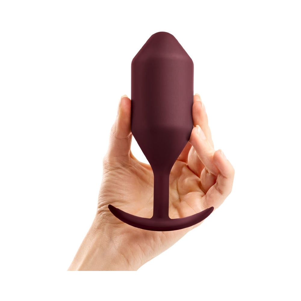 B Vibe Snug Plug 5 Dark Red