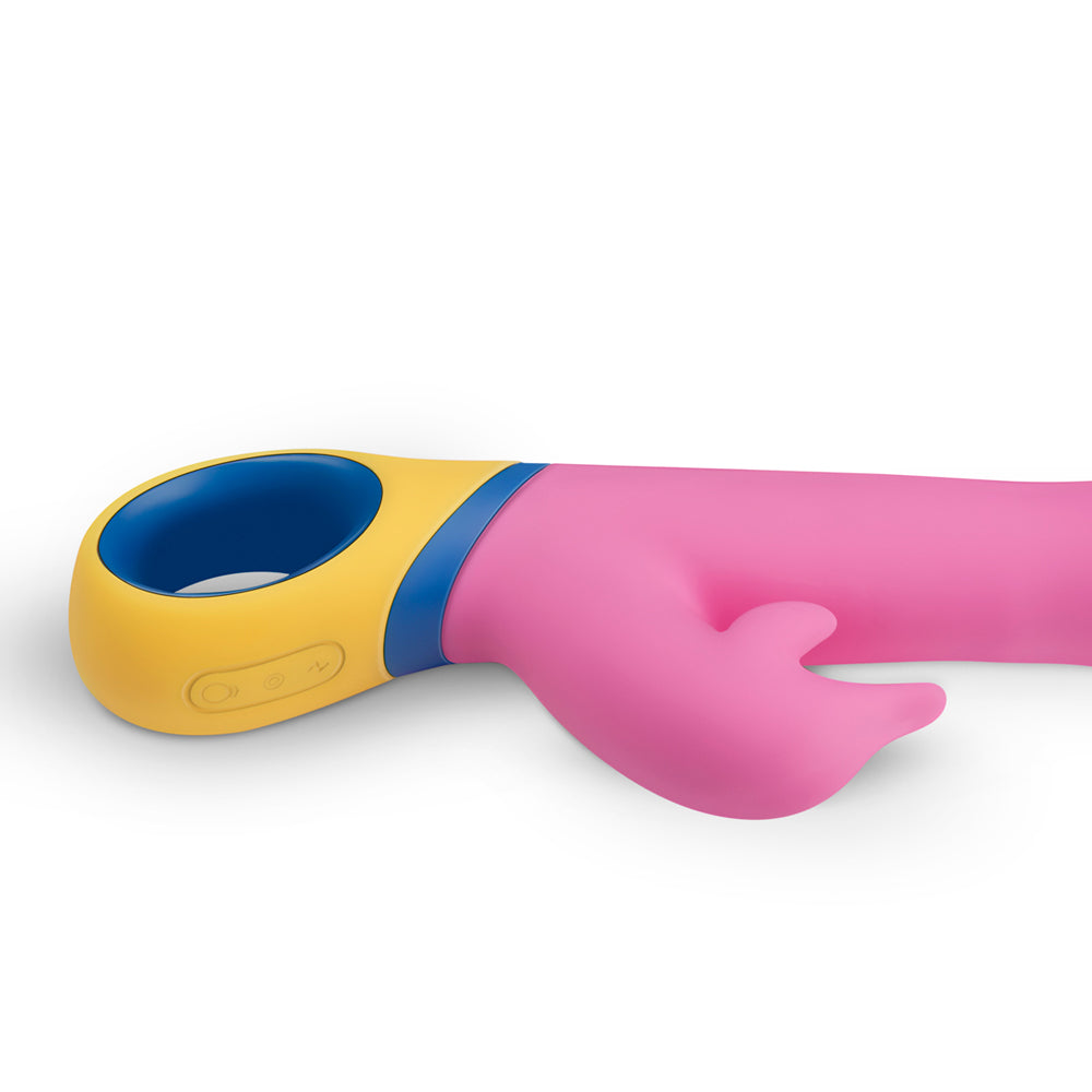 Pmv20 Copy Dolphin Vibrator Silicone Pink
