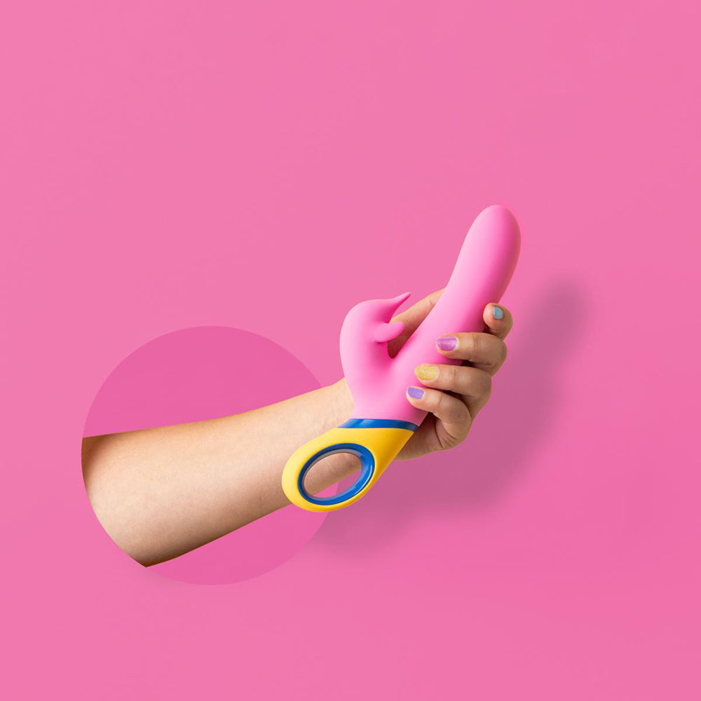 Pmv20 Copy Dolphin Vibrator Silicone Pink