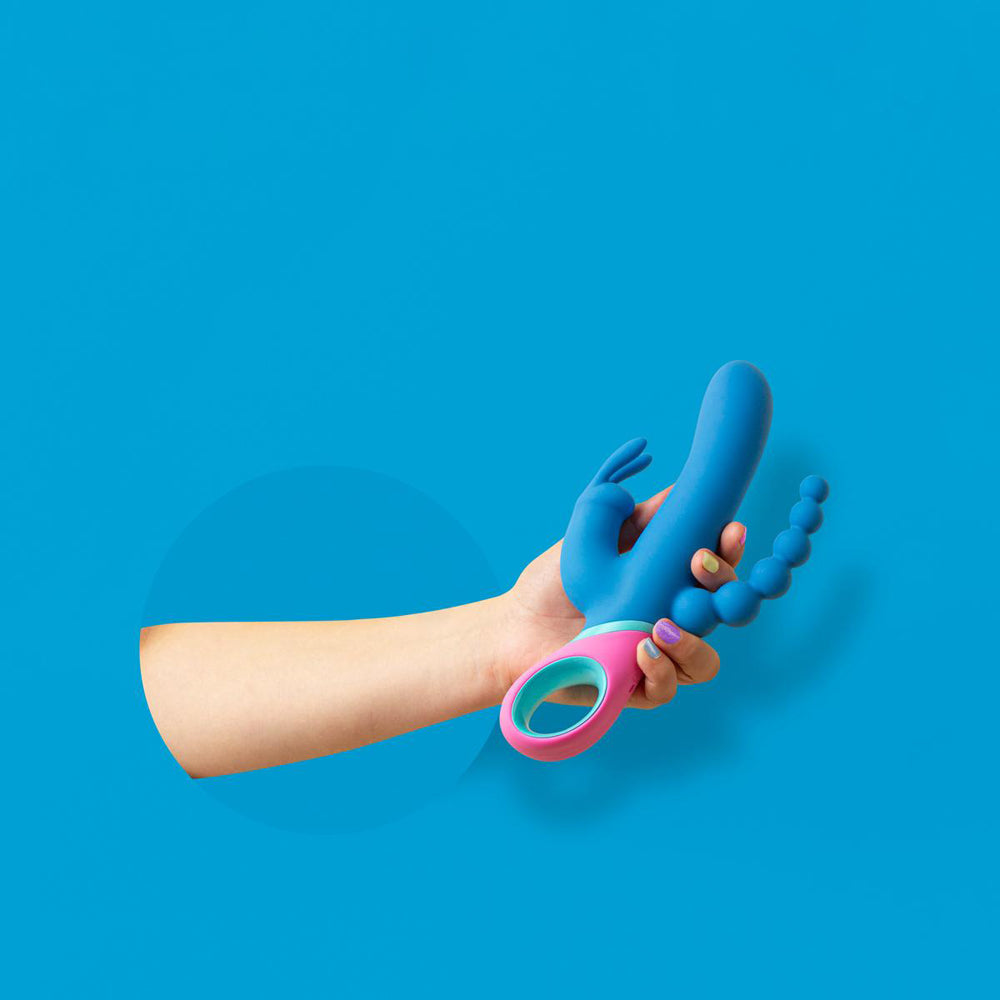 Pmv20 Vice Double Vibrator Silicone Blue