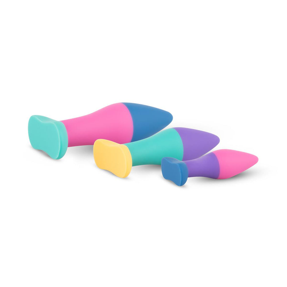 Pmv20 Koda 3-Piece Butt Plug Set Multicolor