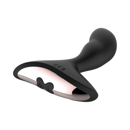 Gender Fluid Rumble Anal Vibe With Remote Silicone Black