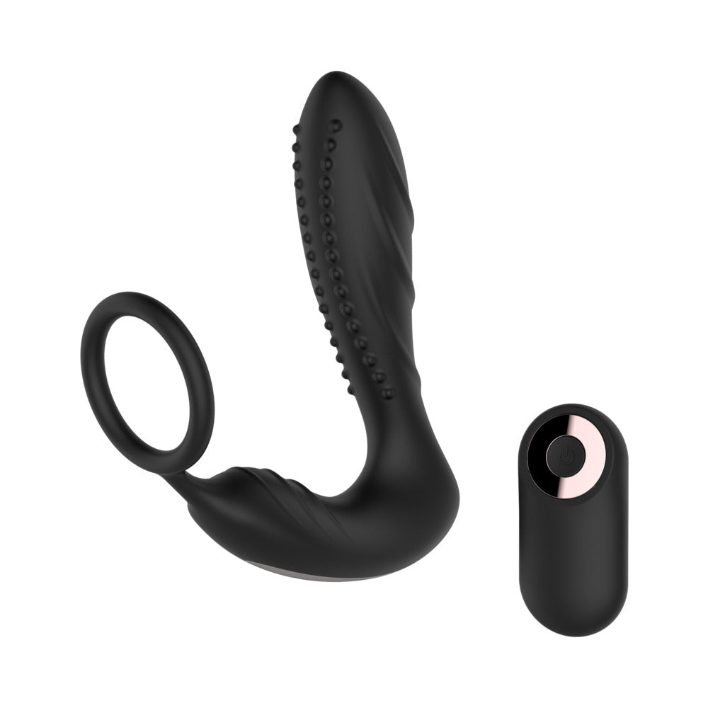 Gender Fluid Enrapt Prostate Vibe With Remote Silicone Black
